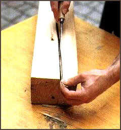 Заделываем трещины на деревянных балках